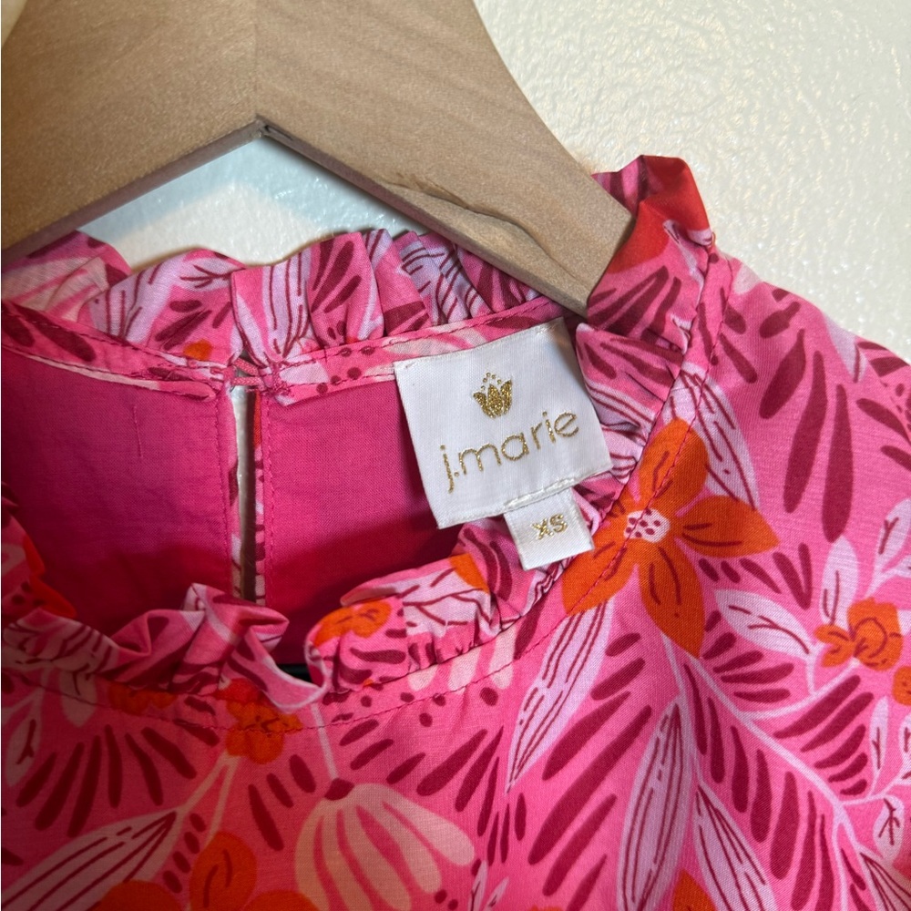 J.‎ Marie Ruby Ruffle Blouse - Picture 4 of 7
